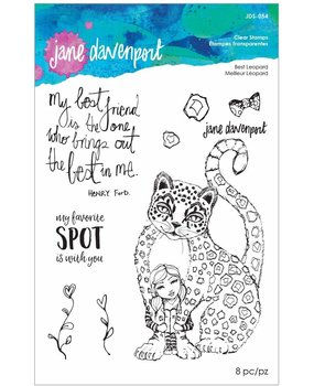 Jane Davenport Best Leopard Clear Stamps (JDS-054)