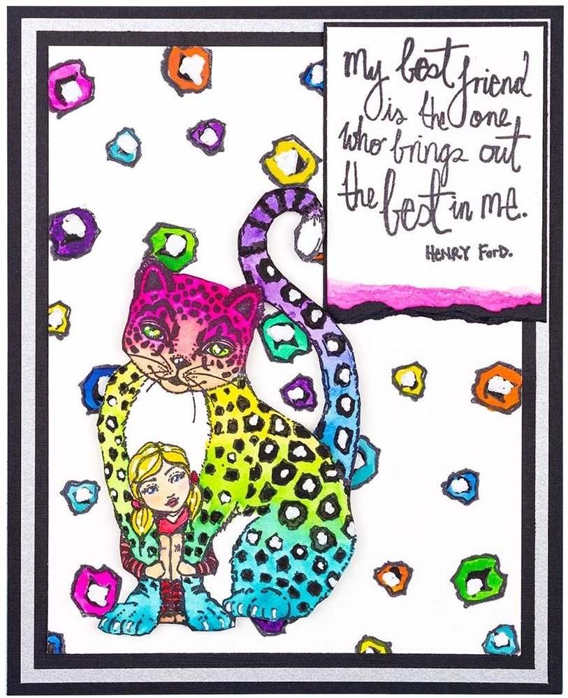 Jane Davenport Best Leopard Clear Stamps (JDS-054)