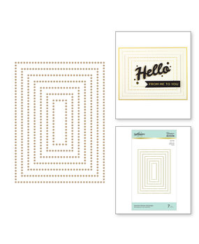 Spellbinders Essential Glimmer Rectangles Hot Foil Plates (GLP-152) Spellbinders Essential Glimmer Rectangles Hot Foil Plates (GLP-152)