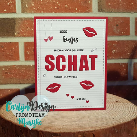 Carlijn Design Snijmal Nederland Groetjes (CDSN-0038)