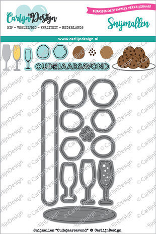 Carlijn Design Snijmal Oudejaarsavond (CDSN-0039) Carlijn Design Snijmal Oudejaarsavond (CDSN-0039)