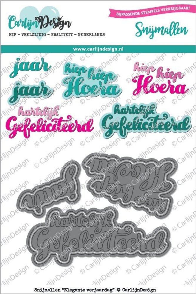 Carlijn Design Snijmal Elegante Verjaardag (CDSN-0041) Carlijn Design Snijmal Elegante Verjaardag (CDSN-0041)