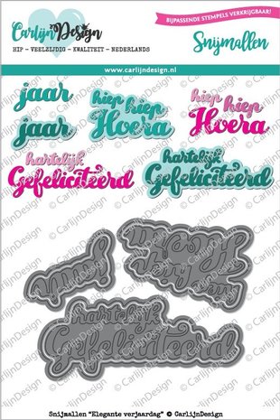 Carlijn Design Snijmal Elegante Verjaardag (CDSN-0041) Carlijn Design Snijmal Elegante Verjaardag (CDSN-0041)