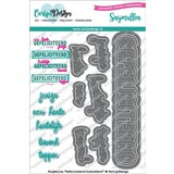 Carlijn Design Snijmal Gefeliciteerd Blokletters (CDSN-0042)