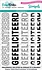 Clear Stamps Gefeliciteerd Blokletters (CDST0041) Clear Stamps Gefeliciteerd Blokletters (CDST0041)