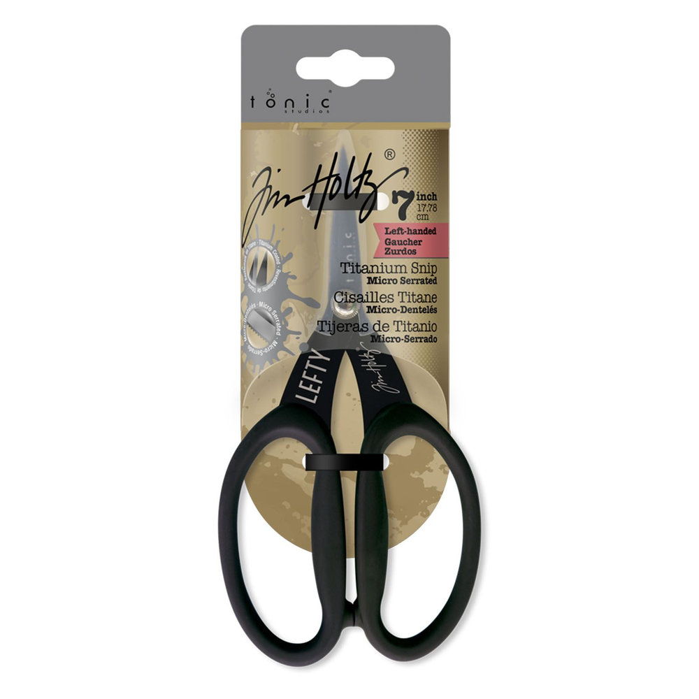 Tonic Studios Tim Holtz Softgrip Schaar 7 Inch [Linkshandig] (2786E)