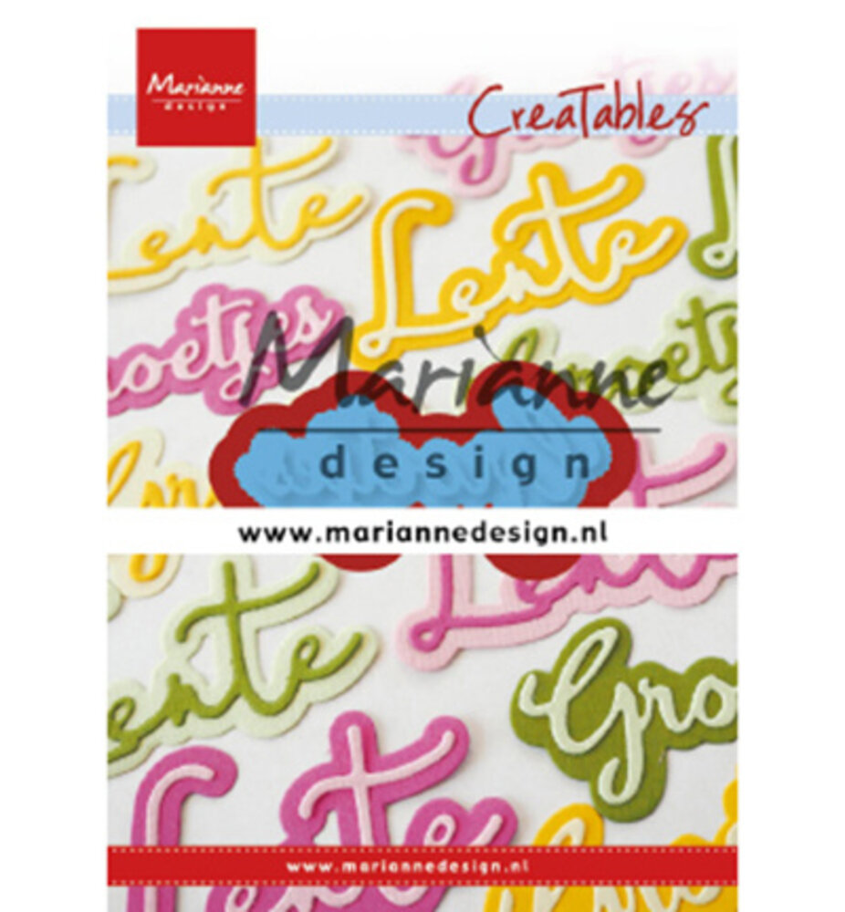 Marianne Design Creatable Groetjes (LR0646)