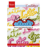 Marianne Design Creatable Groetjes (LR0646)