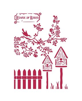 Stamperia Masking Stencil A4 Nests (KSG441)* Stamperia Masking Stencil A4 Nests (KSG441)*