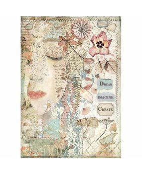 Stamperia Rice Paper A4 Imagine Front Face (DFSA4437)