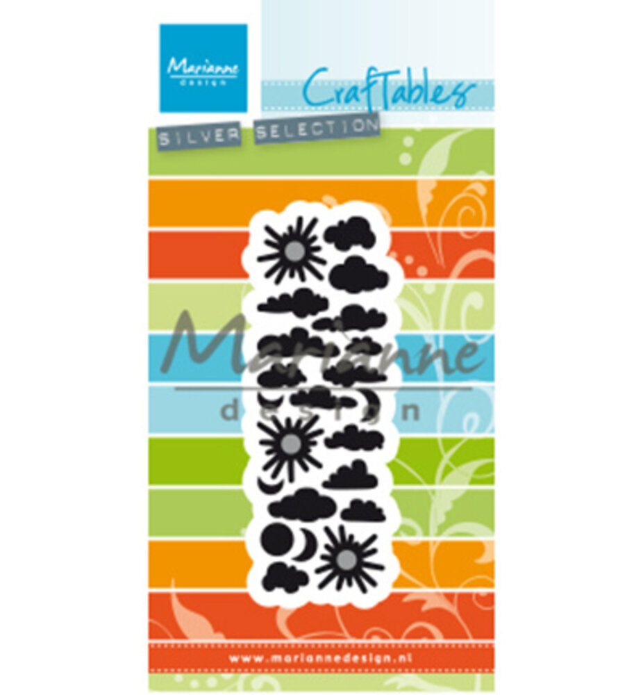 Marianne Design Craftable Punch Die Clouds (CR1459) Marianne Design Craftable Punch Die Clouds (CR1459)