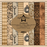 Paper Favourites Steampunk 12x12 Inch Paper Pack (PF318)