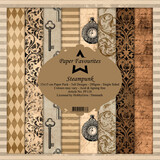 Paper Favourites Steampunk 6x6 Inch Paper Pack (PF118)