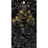 Graphic 45 Photogenic Black Linen Flowers (4501979)