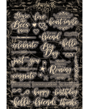 Graphic 45 Sentiment Clear Stamps (4501984) Graphic 45 Sentiment Clear Stamps (4501984)