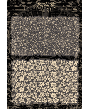 Graphic 45 Floral Background Clear Stamps (4501986)