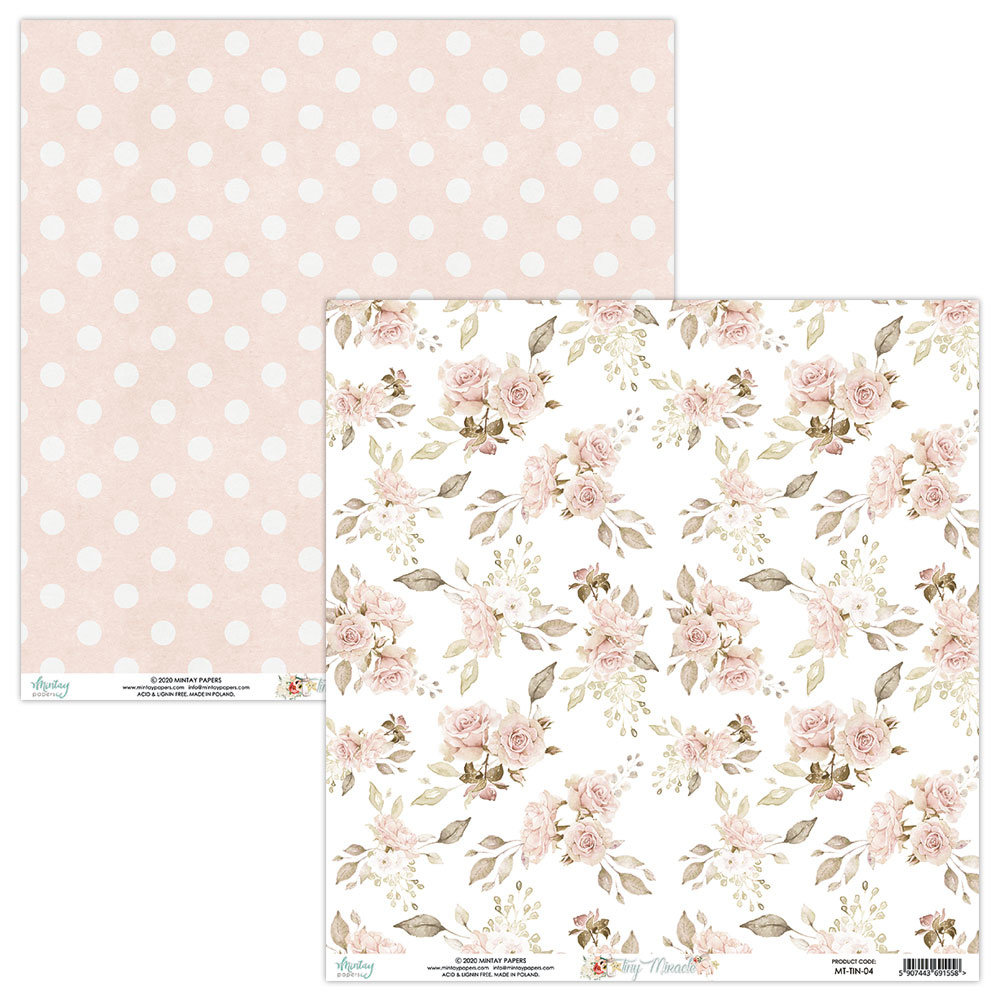 Mintay Tiny Miracle 12x12 Inch Scrapbooking Paper Set (MT-TIN-07) Mintay Tiny Miracle 12x12 Inch Scrapbooking Paper Set (MT-TIN-07)