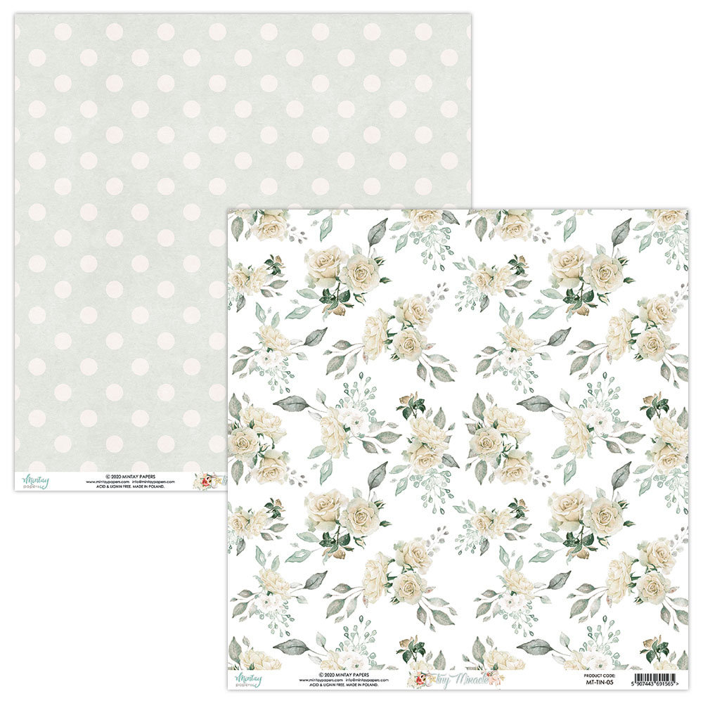 Mintay Tiny Miracle 12x12 Inch Scrapbooking Paper Set (MT-TIN-07) Mintay Tiny Miracle 12x12 Inch Scrapbooking Paper Set (MT-TIN-07)