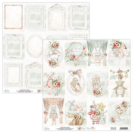 Mintay Tiny Miracle 12x12 Inch Scrapbooking Paper Set (MT-TIN-07) Mintay Tiny Miracle 12x12 Inch Scrapbooking Paper Set (MT-TIN-07)