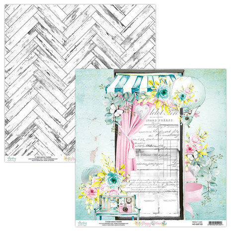 Mintay Happy Place 12x12 Inch Scrapbooking Paper Set (MT-HAP-07)