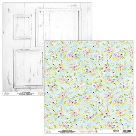 Mintay Happy Place 12x12 Inch Scrapbooking Paper Set (MT-HAP-07)
