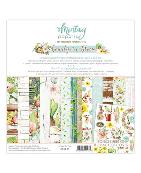 Mintay Beauty in Bloom 12x12 Inch Scrapbooking Paper Set (MT-BIB-07) Mintay Beauty in Bloom 12x12 Inch Scrapbooking Paper Set (MT-BIB-07)
