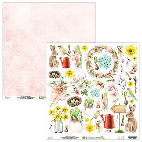 Mintay Beauty in Bloom 12x12 Inch Scrapbooking Paper Set (MT-BIB-07)