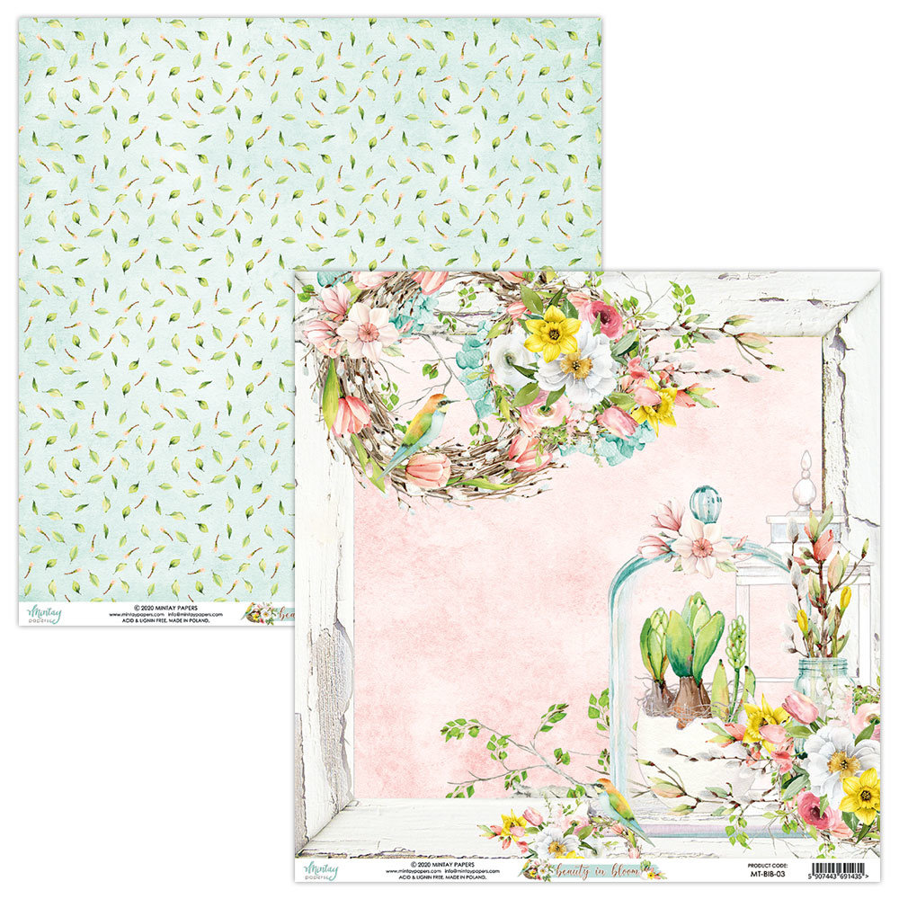 Mintay Beauty in Bloom 6x6 Inch Scrapbooking Paper Pad (MT-BIB-08) Mintay Beauty in Bloom 6x6 Inch Scrapbooking Paper Pad (MT-BIB-08)