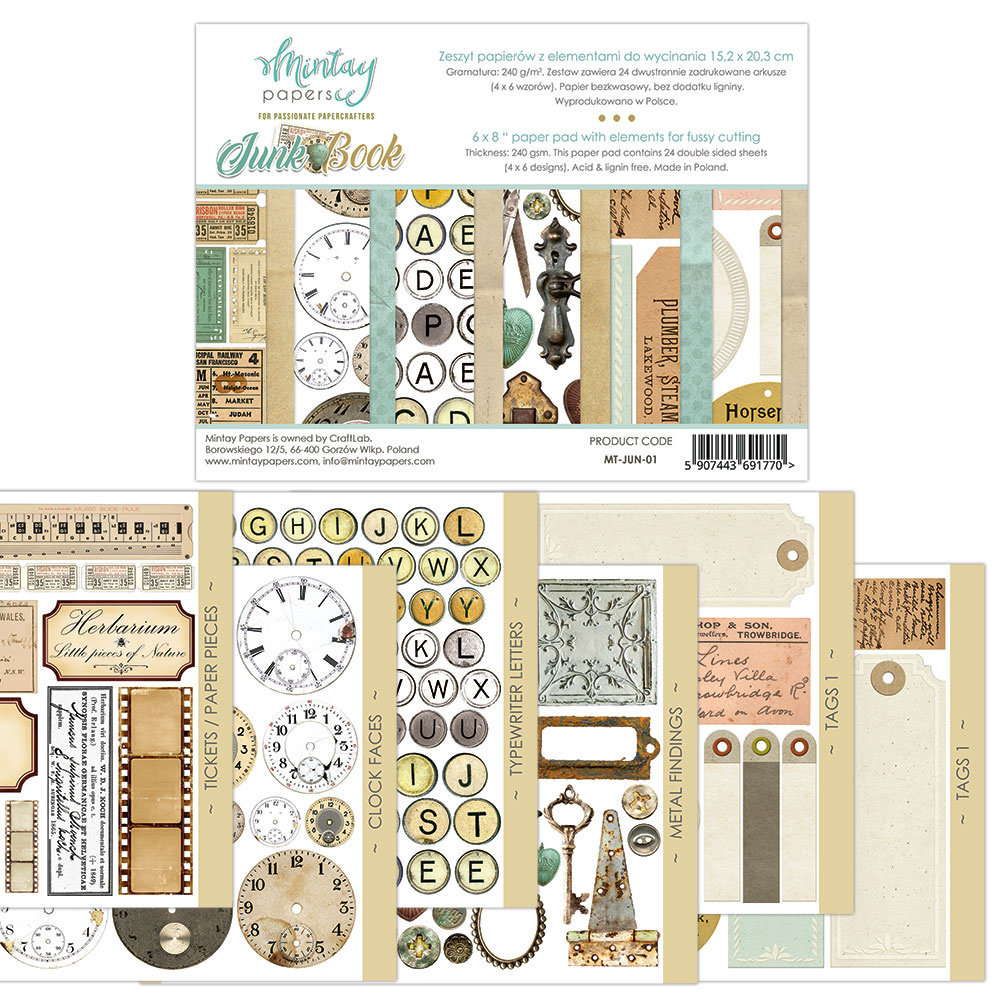 Mintay Junk Book (MT-JUN-01) Mintay Junk Book (MT-JUN-01)