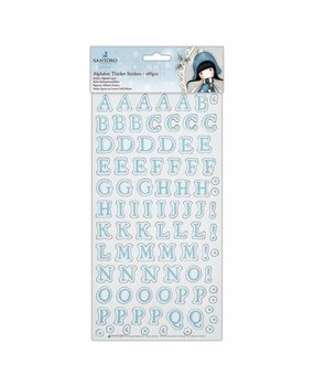 Gorjuss Winter Alphabet Thicker Stickers (168pcs) (GOR 351900)