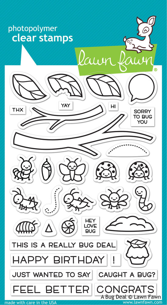 Lawn Fawn A Bug Deal Clear Stamps (LF2221) Lawn Fawn A Bug Deal Clear Stamps (LF2221)