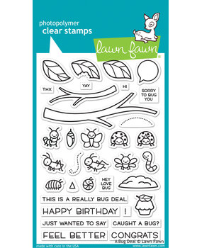 Lawn Fawn A Bug Deal Clear Stamps (LF2221) Lawn Fawn A Bug Deal Clear Stamps (LF2221)