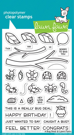 Lawn Fawn A Bug Deal Clear Stamps (LF2221) Lawn Fawn A Bug Deal Clear Stamps (LF2221)