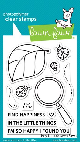 Lawn Fawn Hey Lady Clear Stamps (LF2223) Lawn Fawn Hey Lady Clear Stamps (LF2223)