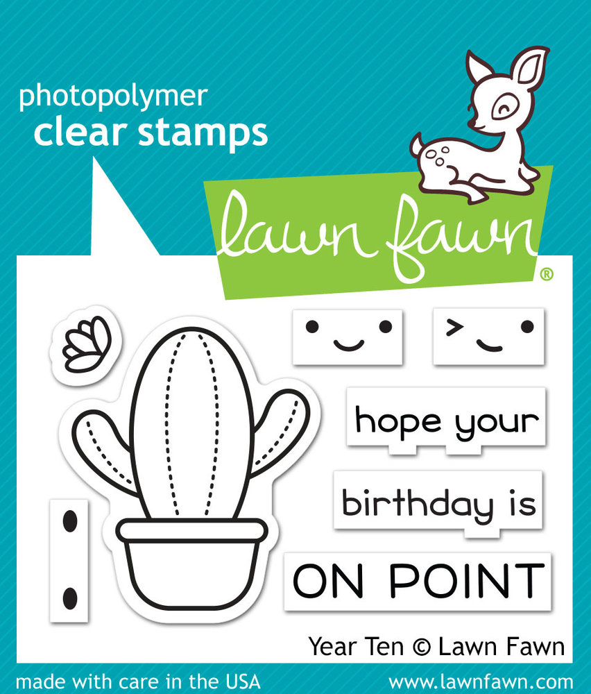 Lawn Fawn Year Ten Clear Stamps (LF2236) Lawn Fawn Year Ten Clear Stamps (LF2236)