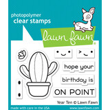 Lawn Fawn Year Ten Clear Stamps (LF2236)