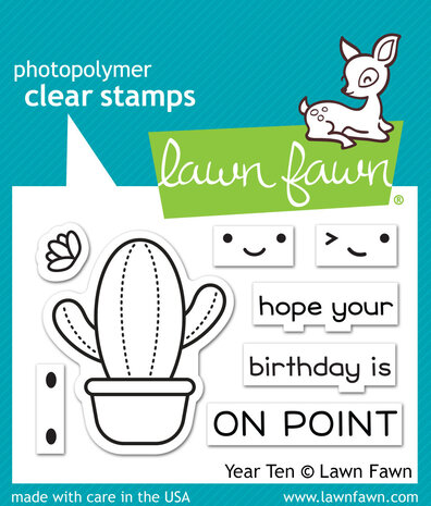Lawn Fawn Year Ten Clear Stamps (LF2236) Lawn Fawn Year Ten Clear Stamps (LF2236)