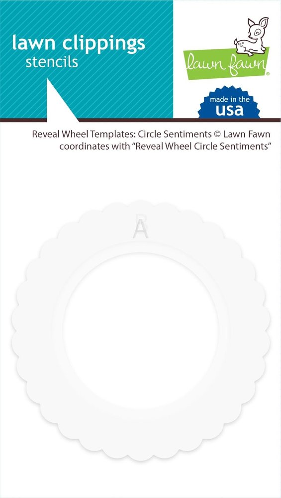 Lawn Fawn Reveal Wheel Templates: Circle Sentiments (LF2227)