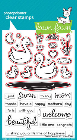 Lawn Fawn Swan Soiree Dies (LF2220) Lawn Fawn Swan Soiree Dies (LF2220)