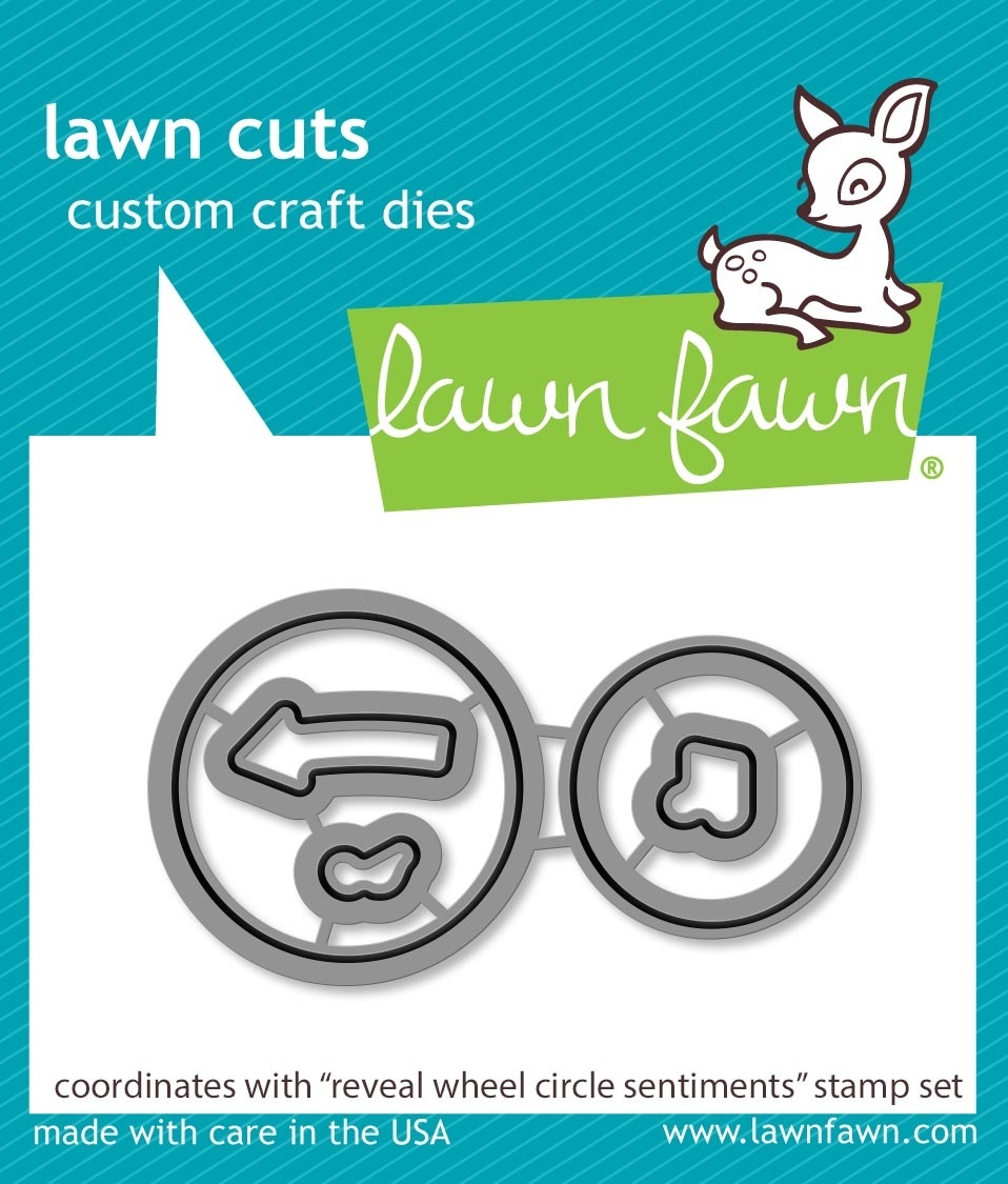 Lawn Fawn Reveal Wheel Circle Sentiments Dies (LF2226) - Paperpads.nl