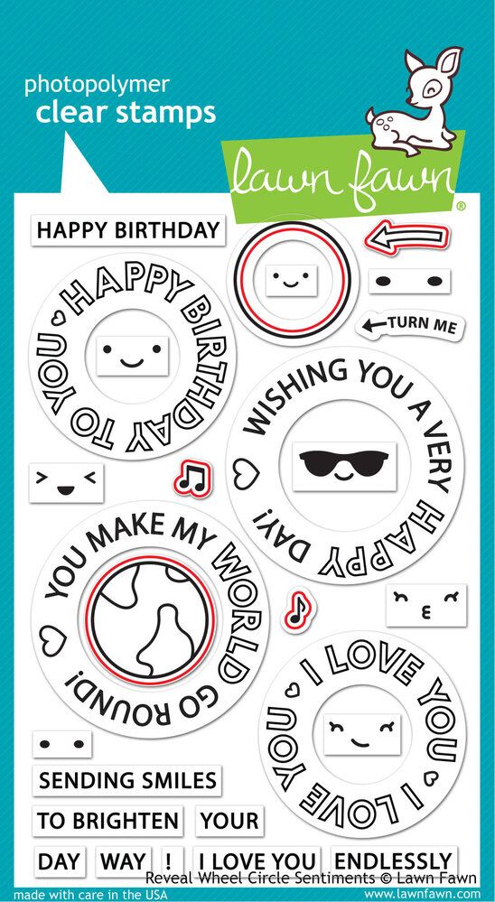 Lawn Fawn Reveal Wheel Circle Sentiments Dies (LF2226) Lawn Fawn Reveal Wheel Circle Sentiments Dies (LF2226)