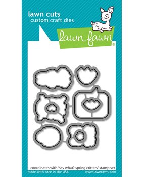 Lawn Fawn Say What? Spring Critters Dies (LF2229) Lawn Fawn Say What? Spring Critters Dies (LF2229)