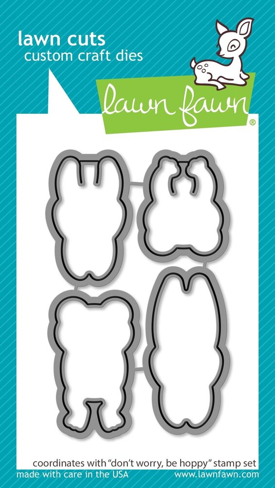 Lawn Fawn Don't Worry, Be Hoppy Dies (LF2233)