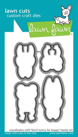 Lawn Fawn Don't Worry, Be Hoppy Dies (LF2233)