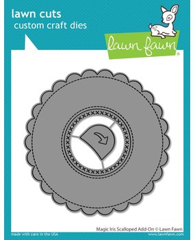 Lawn Fawn Magic Iris Scalloped Add-On Dies (LF2240)
