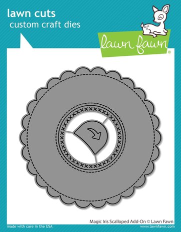 Lawn Fawn Magic Iris Scalloped Add-On Dies (LF2240) Lawn Fawn Magic Iris Scalloped Add-On Dies (LF2240)
