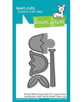 Lawn Fawn Reveal Wheel Tulip Add-On Dies (LF2252) Lawn Fawn Reveal Wheel Tulip Add-On Dies (LF2252)