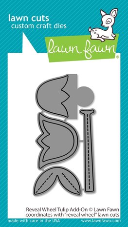 Lawn Fawn Reveal Wheel Tulip Add-On Dies (LF2252) Lawn Fawn Reveal Wheel Tulip Add-On Dies (LF2252)