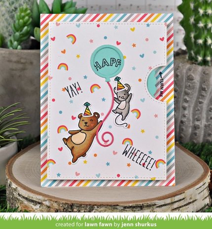 Lawn Fawn Reveal Wheel Circle Add-On Frames: Balloon and Speech Bubble Dies (LF2255) Lawn Fawn Reveal Wheel Circle Add-On Frames: Balloon and Speech Bubble Dies (LF2255)