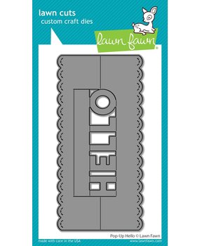 Lawn Fawn Pop-Up Hello Dies (LF2263)